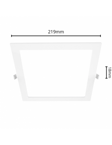 Macroled Pec18ww Panel Led Embutir...
